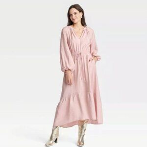 NWT - A New Day Dusty Pink Maxi Dress